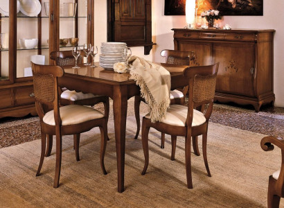 Designer chairs reclining 4x wood baroque chair set classic upholstered suite